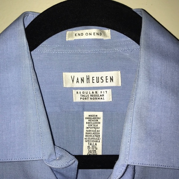 Van Heusen Men’s End on End Dress Shirt - Picture 3 of 3